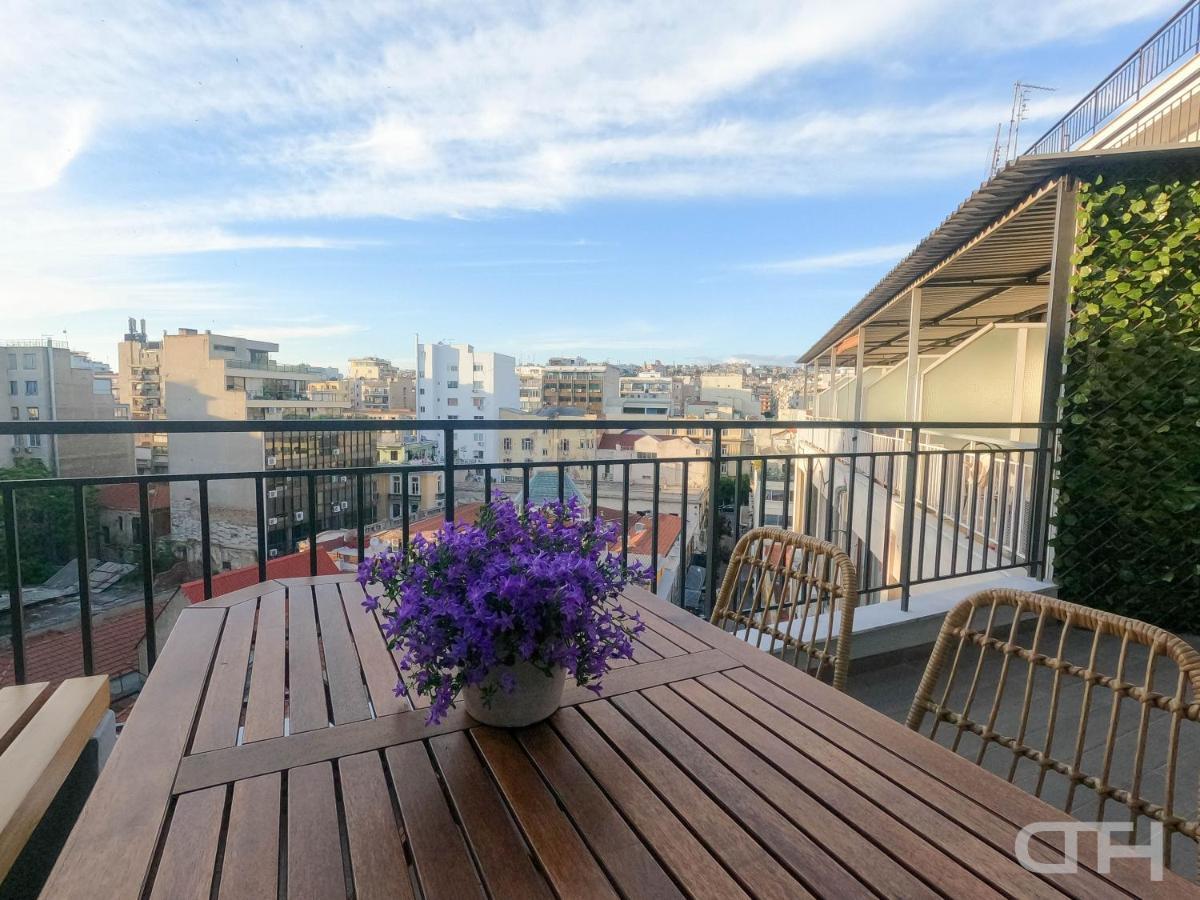 Luxury 80M2 Apartment With Balcony Downtown Thessaloníki Eksteriør bilde
