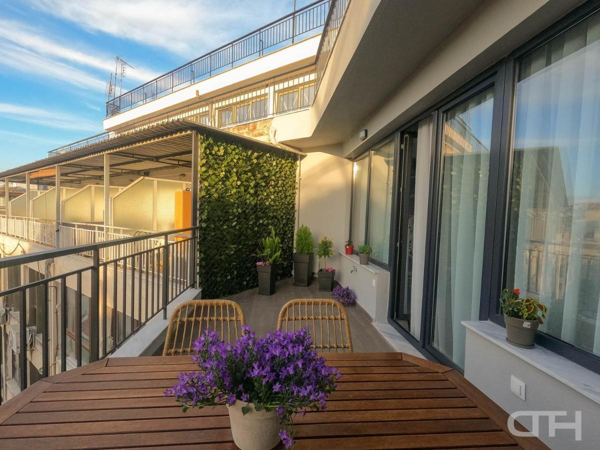 Luxury 80M2 Apartment With Balcony Downtown Thessaloníki Eksteriør bilde