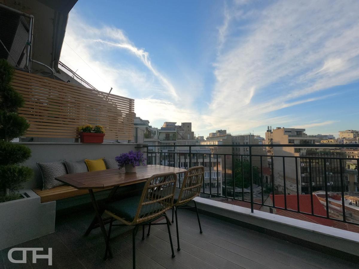 Luxury 80M2 Apartment With Balcony Downtown Thessaloníki Eksteriør bilde